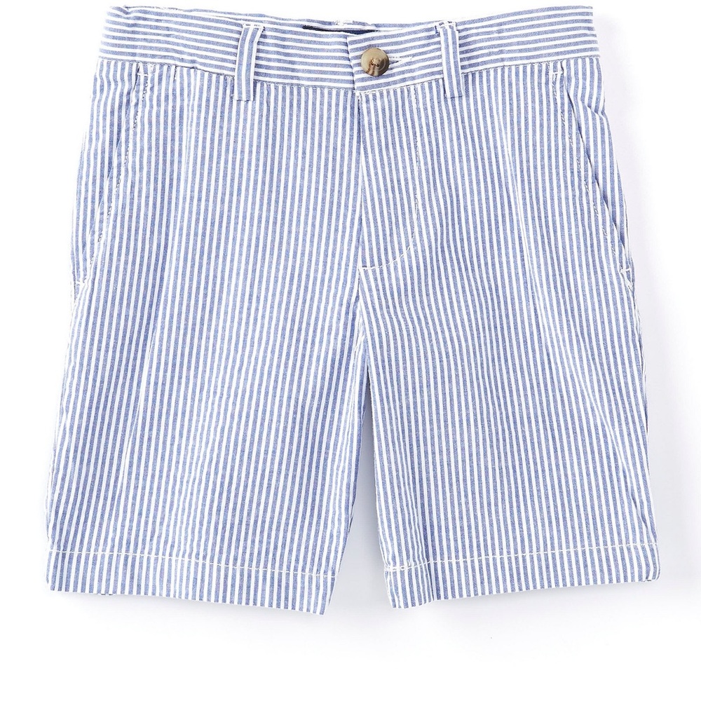 Ralph Lauren Blue Seersucker Shorts